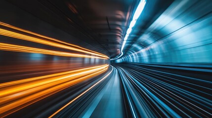 Poster - Dynamic Motion in Urban Subway Tunnel