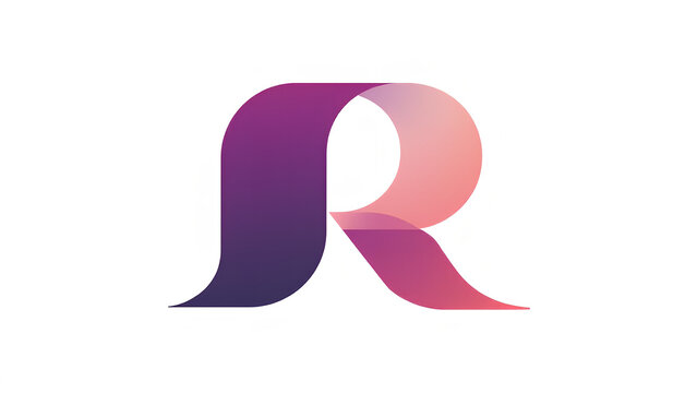 modern logo embodies the shape of the capital letter R