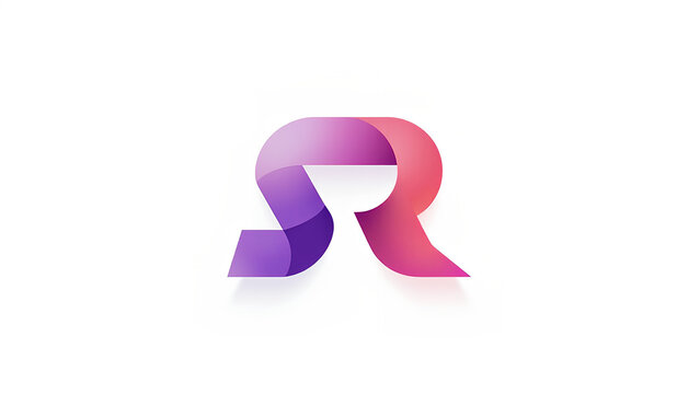 modern logo embodies the shape of the capital letter R