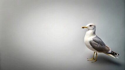 Wall Mural - Play of light on light gray background seen from bird's eye view