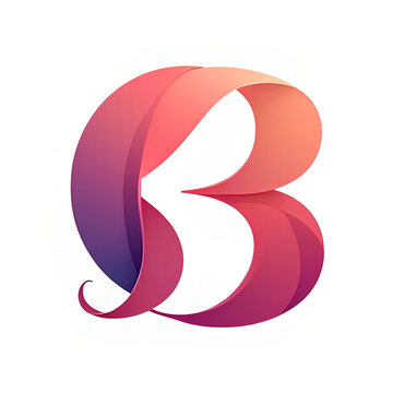 modern logo embodies the shape of the capital letter B