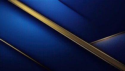 Wall Mural - Invitation card, Dynamic blue and Gold Gradient Abstract Background, luxury banner images,