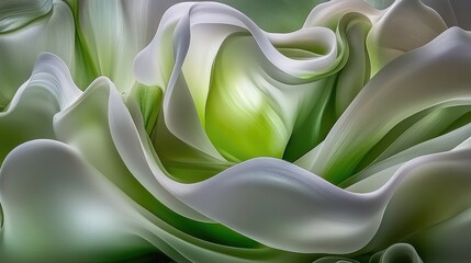Poster - Clean light green background with smooth shading and subtle texture for a fresh visual style