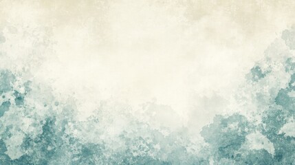 Poster - Light teal clean background with subtle texture and smooth gradients, ideal for calm visual themes