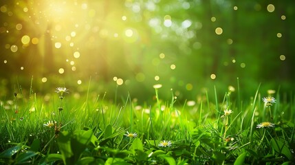 Sticker - Green_Spring_Natural_Dreamy_Light_Backgrounds