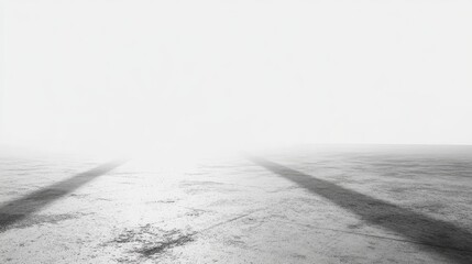Poster - minimalistic clean white background with subtle lighting effects, perfect for branding or text overl