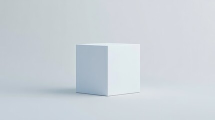 Poster - minimalistic white clean background with a soft gradient effect, ideal for modern product display or