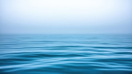 Poster - Rippled water texture with soft waves and reflections, capturing tranquility and fluidity