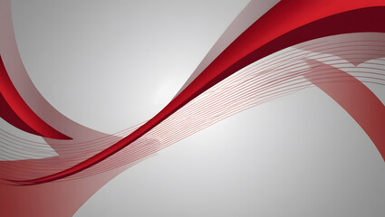 Wall Mural - Gradient background design from dark red to white with geometric shapes.