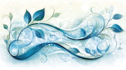 Poster - subtle gradient clean background in light blue with a soft texture, perfect for corporate use