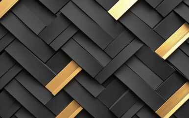 Poster - Stunning corporate template with layers overlapping. Modern abstract widescreen background.