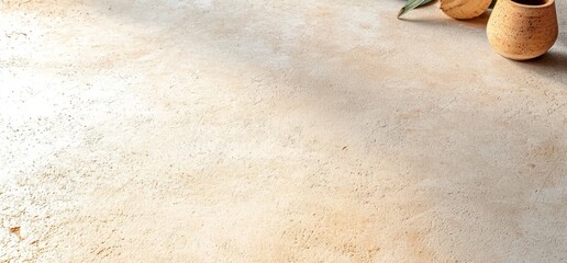 Poster - Wall texture with white marble background. Grey cement background.