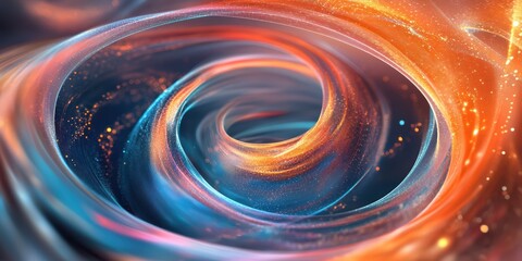 Poster - modern digital abstract 3d background with swirling particles representing virtual courtrooms and on