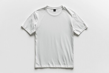 Wall Mural - White Tshirt Mockup Isolated created with Generative AI