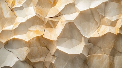 Poster - Abstract textured surface resembling layered stone formations.