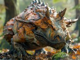 Fantasy Dragon Creature in a Forest Setting