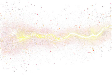 Poster - A vivid lightning bolt graphic representing energy and power, ideal for creative projects requiring dynamic visuals.