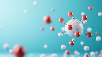 Poster - A scientifically accurate illustration of a molecule electron configuration, showcasing the arrangement of electrons in its orbitals and their influence on its bonding.