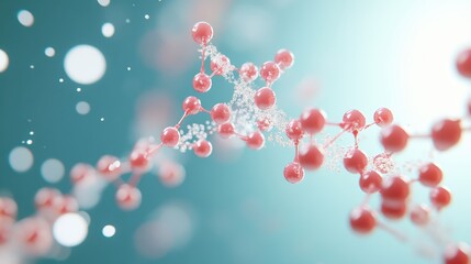 Poster - A detailed illustration of a synthetic organic molecule, emphasizing the ingenuity of chemists in designing molecules with specific functions.