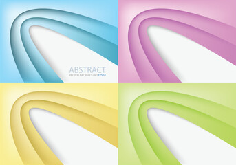 Poster - Header flyer business brochure vector graphic with space for text and message design