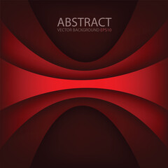 Poster - graphic vector curve line overlap background for text and message design