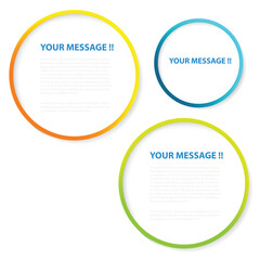Poster - Infographic graphic geometric triangle overlap vector layer background for text and message design

