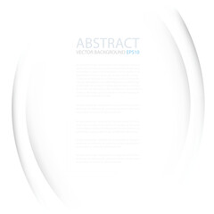 Poster - graphic vector curve line overlap background for text and message design