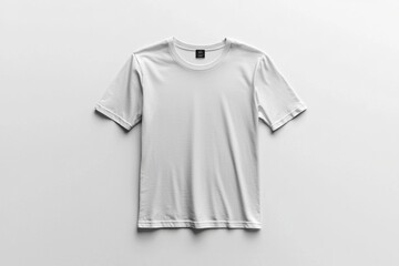 Wall Mural - White Tshirt Mockup Isolated created with Generative AI