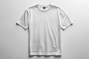 Wall Mural - White Tshirt Mockup Isolated created with Generative AI