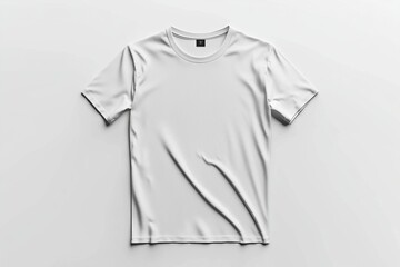 Wall Mural - White Tshirt Mockup Isolated created with Generative AI