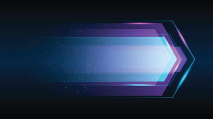 Leinwandbilder - Abstract background technology high speed racing for sports of long exposure light on black background.Science geometric shape modern elegant design.Vector illustration.