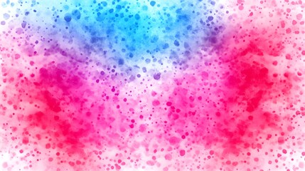 Poster - Abstract Watercolor Background with Pink  Blue  and White Colors