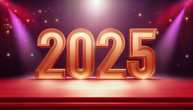 new years 2025 festival celebration concept