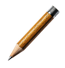 Fototapete - Closeup of a sharpened wooden pencil against a simple background. The pencil is a classic office and school supply tool for writing,sketching,drawing,and creative work.