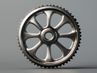 Canvas Print - Metal Gear Cogwheel - Industrial Machinery Component