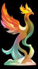 Sticker - Abstract Phoenix Illustration