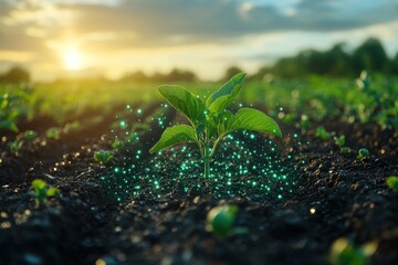 Canvas Print - New Life Emerging from the Soil