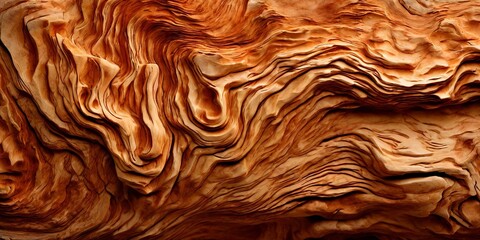 Poster - The image is of a piece of wood with a very rough texture