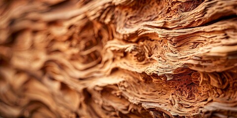 Poster - A piece of wood with a rough, textured surface