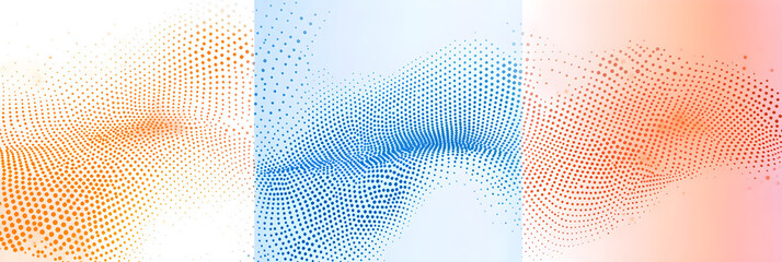 Poster - Abstract Dotted Waves