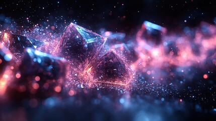 Wall Mural - Glowing Crystal