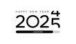 © uzairaliengg@gmail.c - Happy New Year 2025 is loading or coming new year 2025 is loading Loading bar concept vector graphic or illustration Loading bar graphic design New year 2025 is coming new year count down logo concept