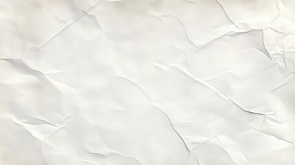 Sticker - Crumpled White Paper Texture for Background Use