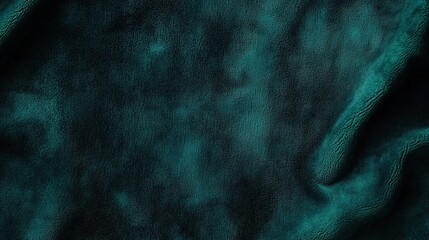 Poster - Dark Green Velvet Texture with Soft Noise Effects