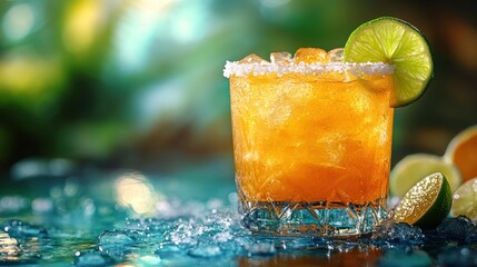 Canvas Print - A Refreshing Cocktail