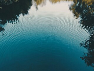 Calm water surface with gentle ripples.