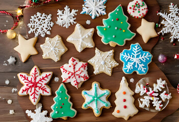 christmas cookies on christmas morning