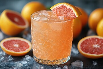 Poster - Grapefruit Juice Cocktail