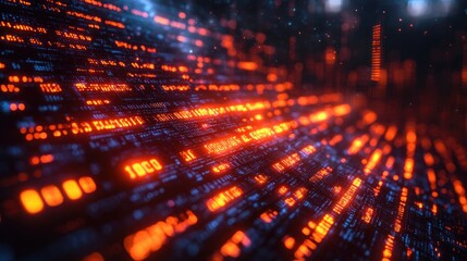 Abstract Digital Code Background