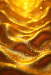 Poster - Abstract luxury golden background. Mysterious beautiful shiny gold texture backdrop. 3D illustration